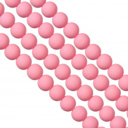 240pcs light pink glass beads  in 10mm D000027