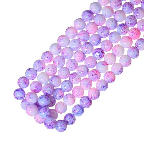 240pcs glass beads  in 10mm D000035