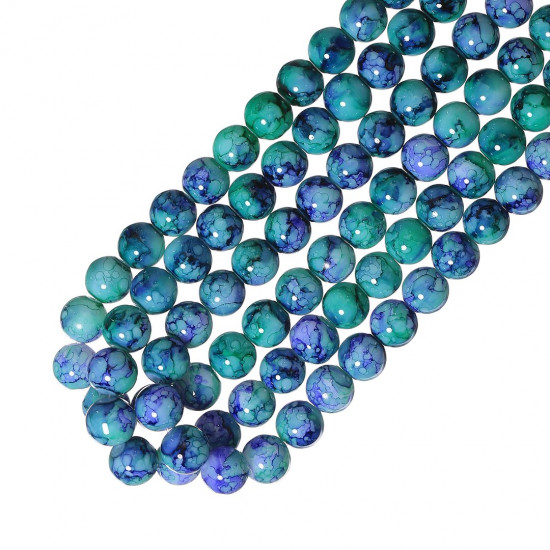 240pcs glass beads  in 10mm D000060